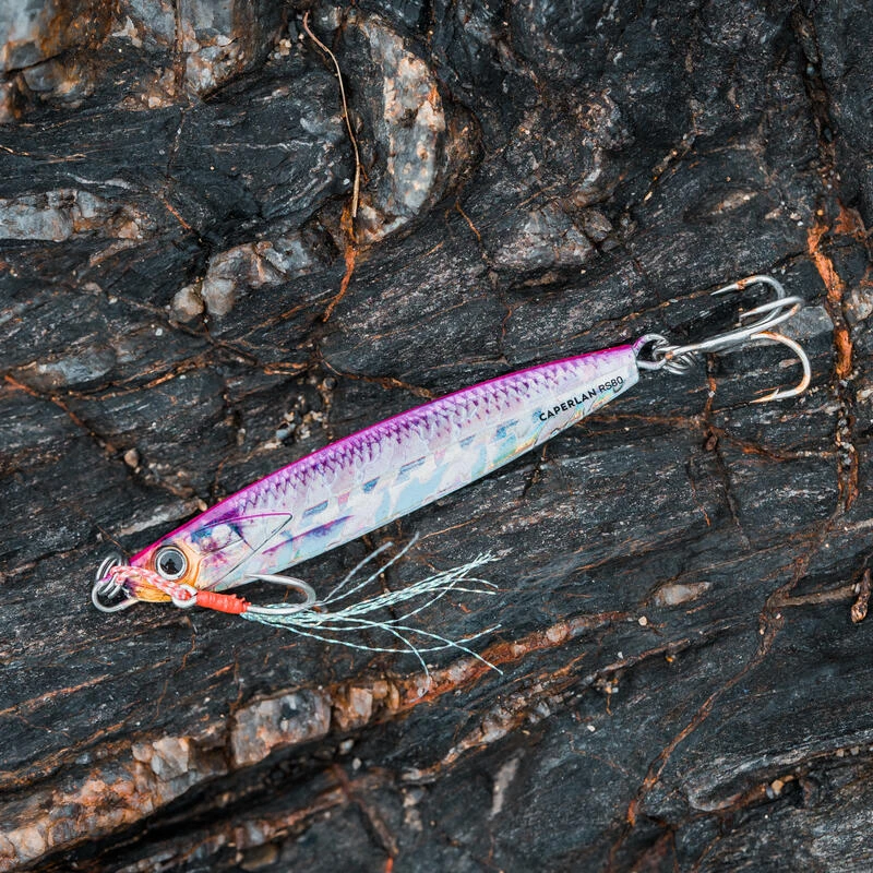 CUILLER BIASTOS 80gr ROSE HARENG Pêche Au Leurre En Mer – Image 2