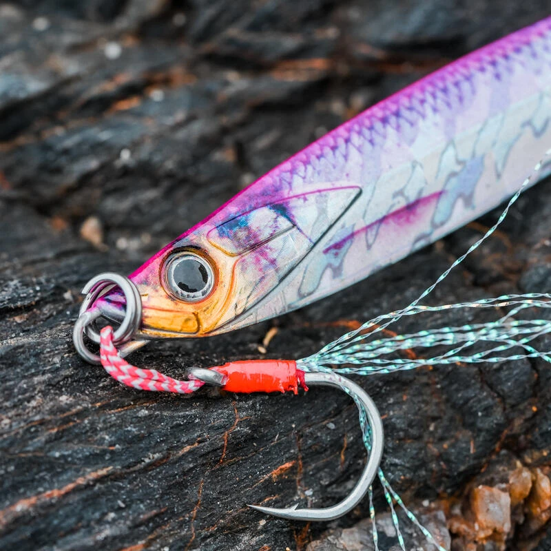 CUILLER BIASTOS 80gr ROSE HARENG Pêche Au Leurre En Mer – Image 3