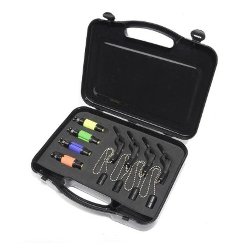 DETECTEUR/ECUREUIL/SWINGER PêCHE De La CARPE PACK BALANCIERS 4 CANNES