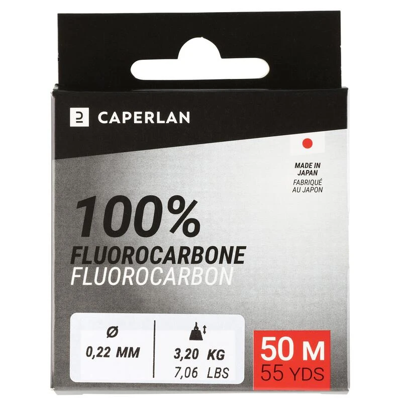 FIL DE PÊCHE FLUOROCARBONE 100% 50M – Image 3