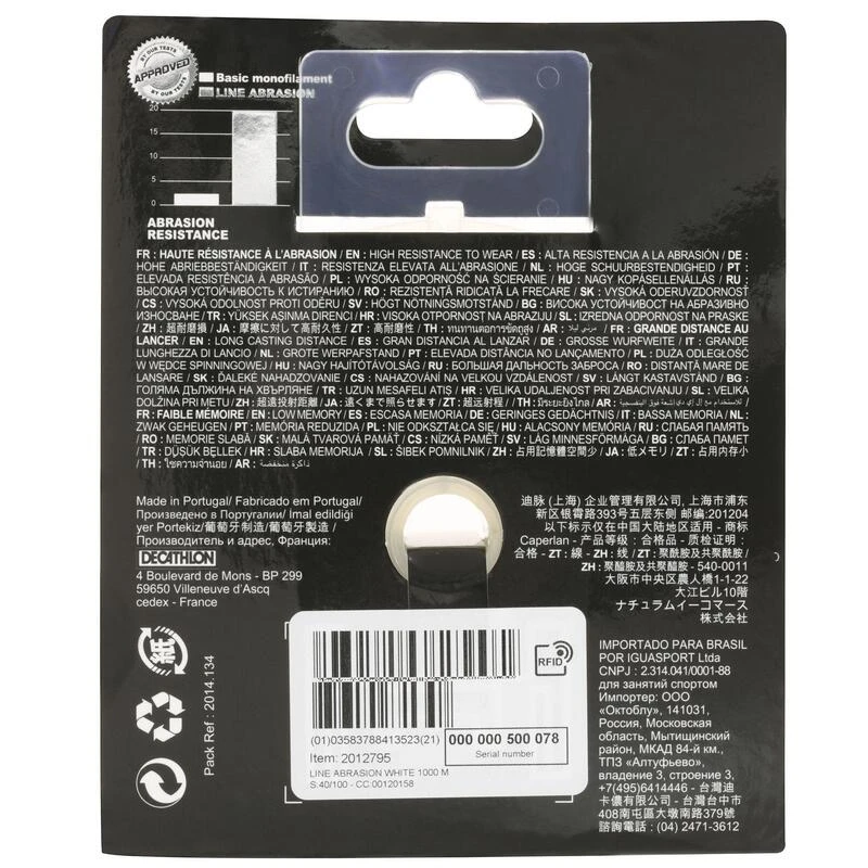 Fil Line Abrasion White 1000m Pêche En Mer – Image 10