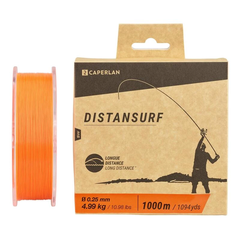 Fil Pêche En Surfcasting Orange DISTANSURF – Image 5