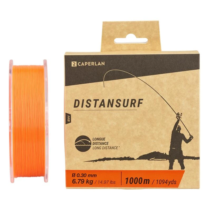 Fil Pêche En Surfcasting Orange DISTANSURF – Image 6