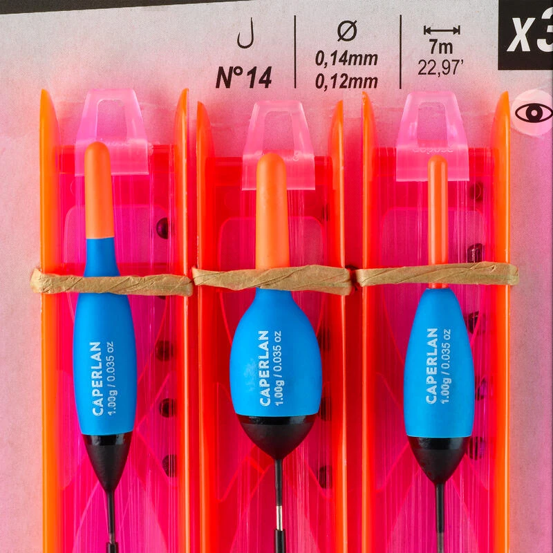 KIT 3 LIGNES MONTEES PF-RL100 POUR LA PECHE AU COUP EN RIVIERE – Image 2