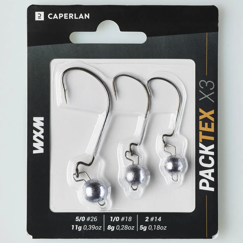 MONTAGE LEURRE SOUPLE HAMECONS TEXAN TETE PLOMBEE PECHE AUX LEURRES PACK TEX – Image 3