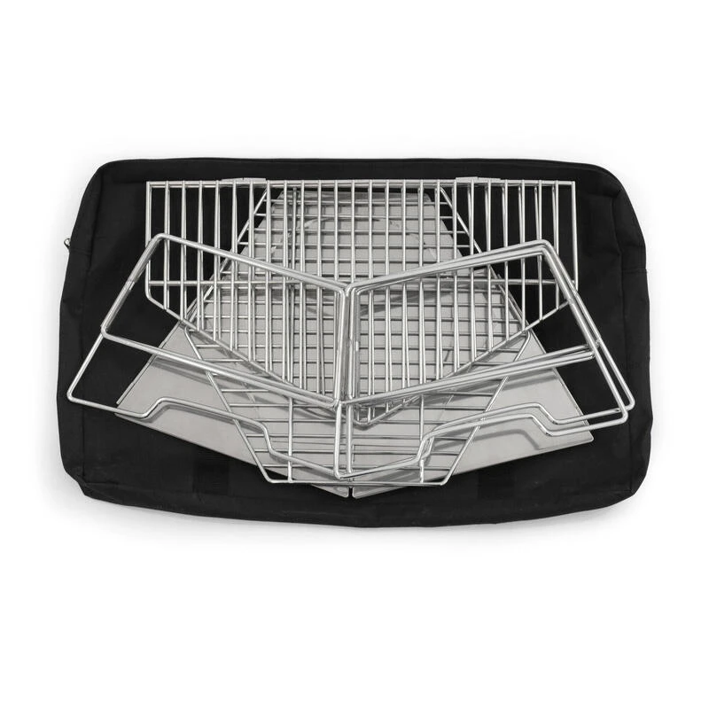 Origin Outdoors Hexagone - Gril Et Bol De Feu En Acier Inoxydable – Image 4