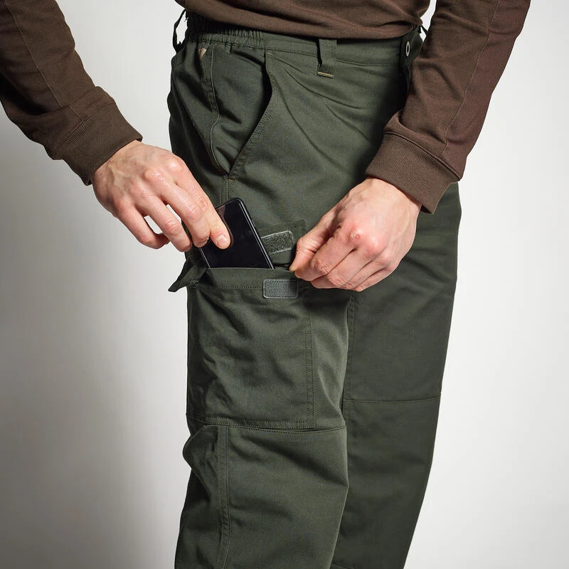 PANTALON CHASSE CHAUD VERT 100 – Image 7