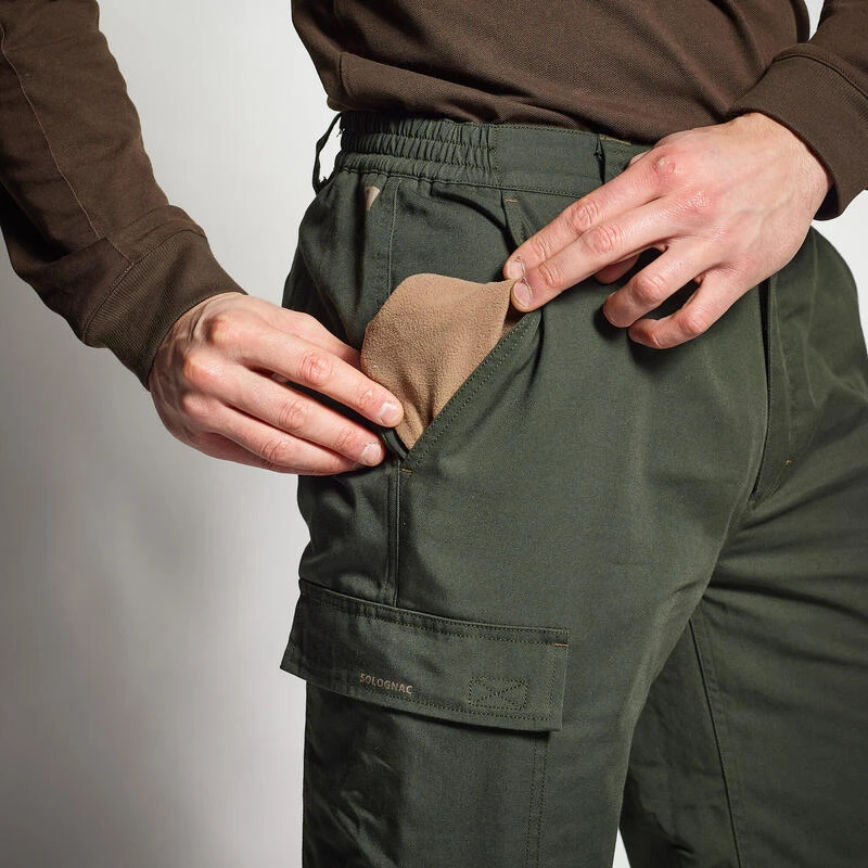 PANTALON CHASSE CHAUD VERT 100 – Image 8