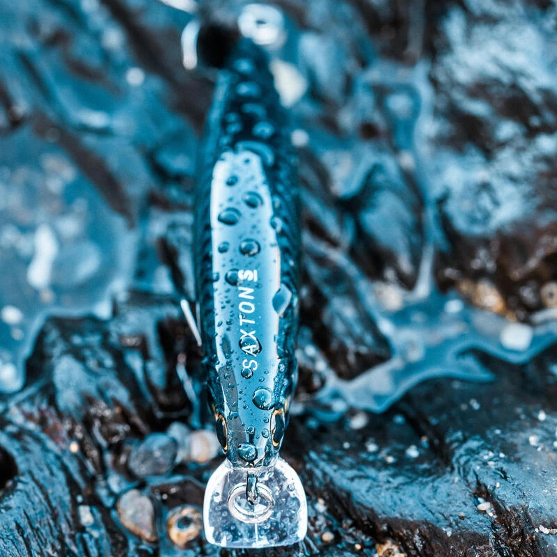 Poisson Nageur SAXTON 75S MAQUEREAU VERT Pêche Au Leurre En Mer – Image 7