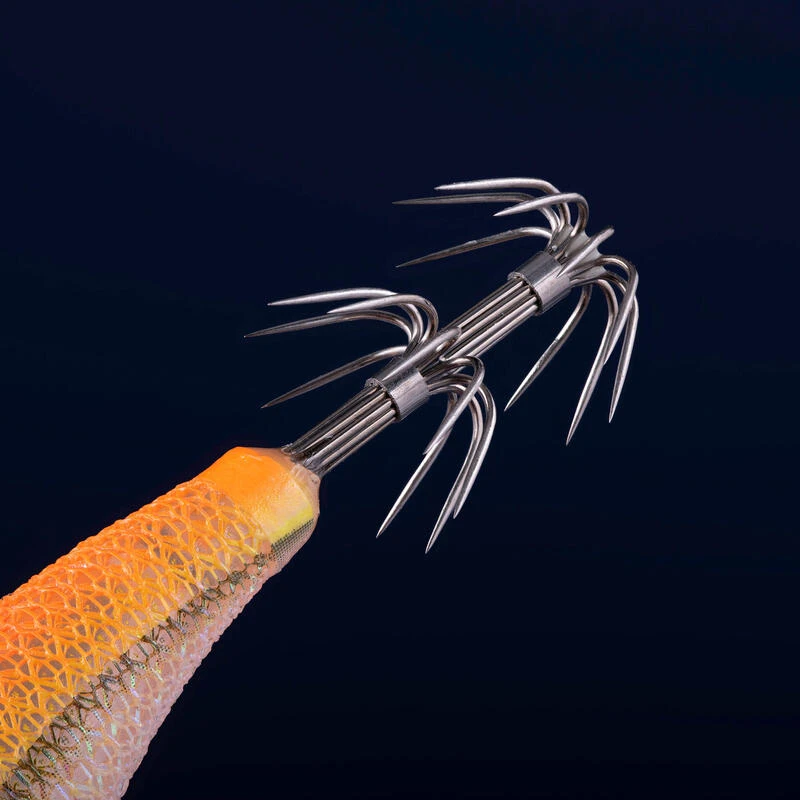 Turlutte Coulante Shallow EBIKA 1.8/85 Orange Fluo Pêche Des Seiches / Calamars – Image 4