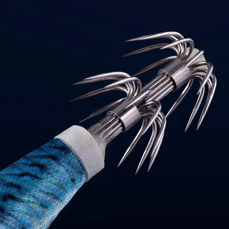 Turlutte Coulante Shallow EBIKA 3.0/120 Bleu Sardine Pêche Des Seiches/calamars – Image 4