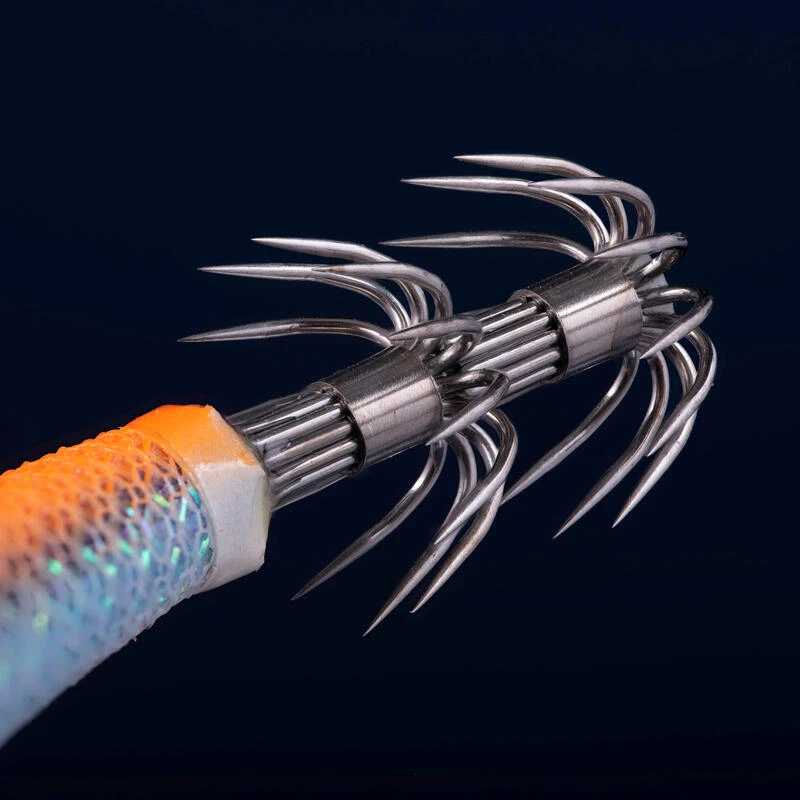 Turlutte Ultra Coulante TYP RUN EBIFISH 3.0/120 Flashy Orange Pêche Calamar – Image 4