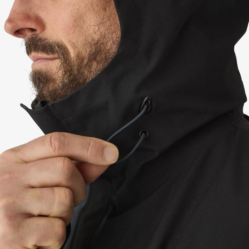 Veste De Pêche Imperméable Homme - FJ 500 WPF Grise Et Noir – Image 9